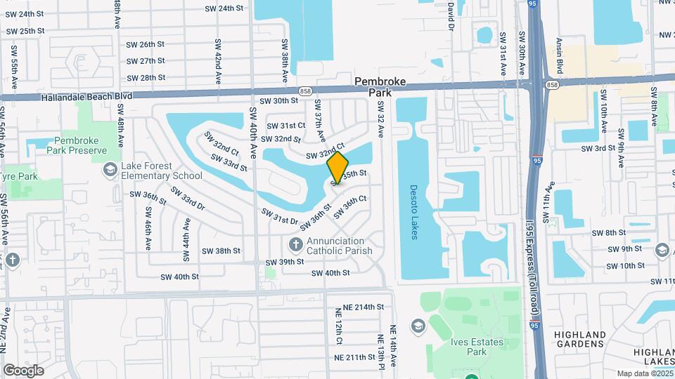 3531 SW 36th St Map and Location Details