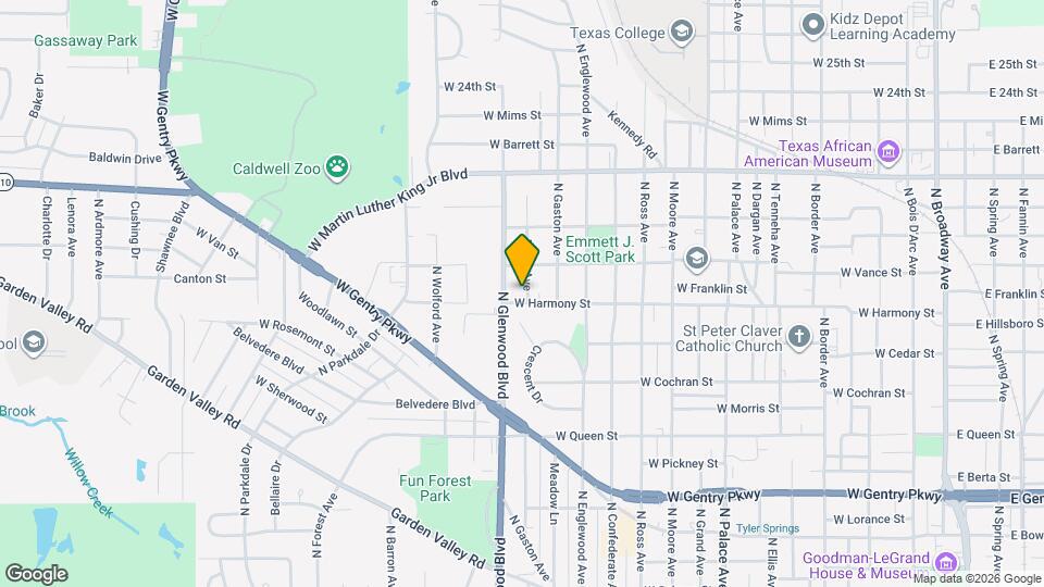 1538 N Hill Ave Map and Location Details