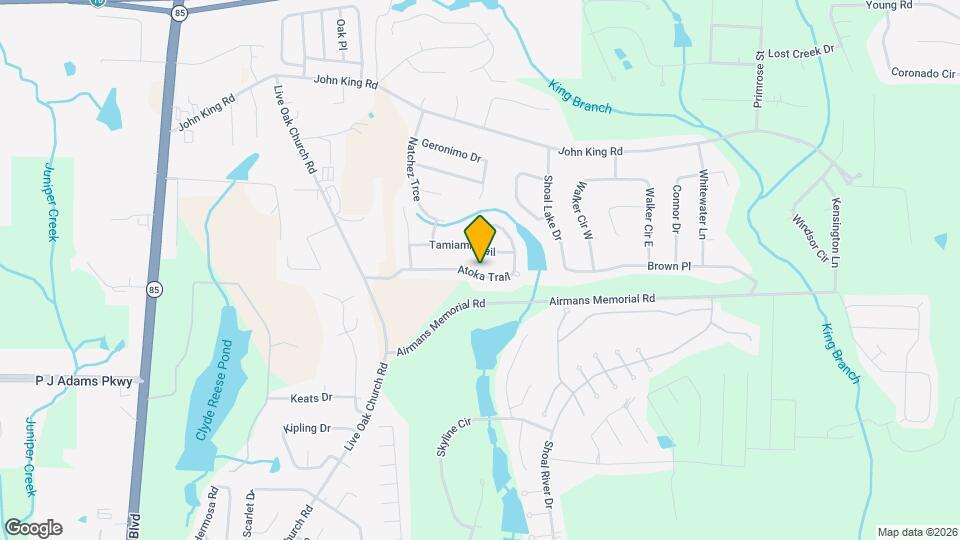 2831 Atoka Trail Map and Location Details