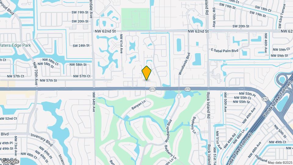 5886 NW 56th Pl Map and Location Details
