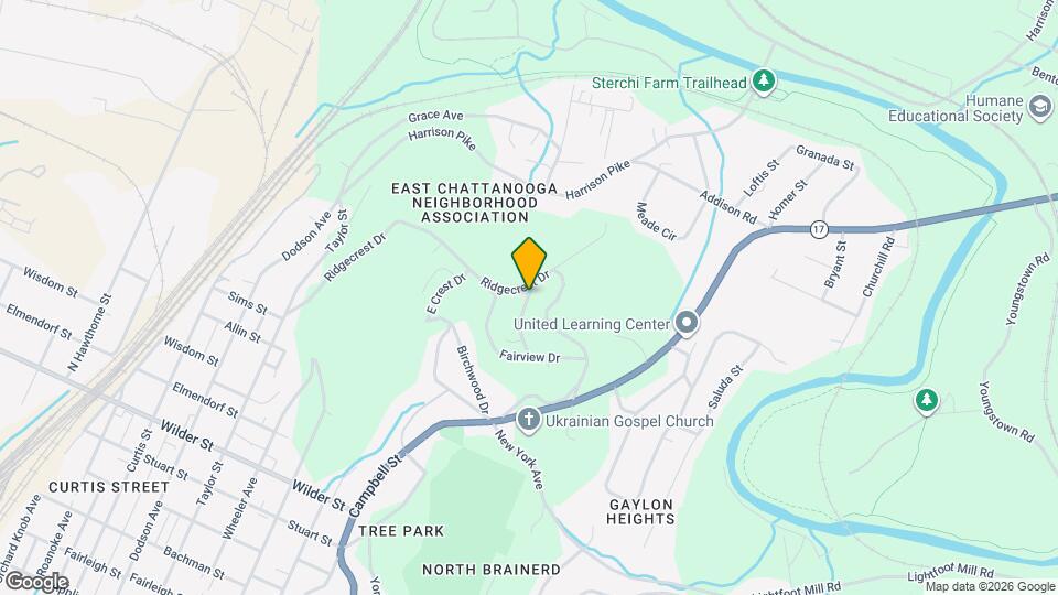 3622 Mountain View Dr Map and Location Details