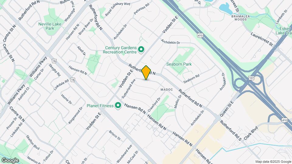 53 Sutherland Ave Map and Location Details