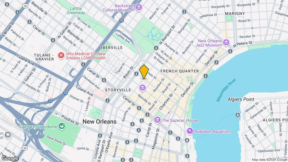 936 Conti St Map and Location Details