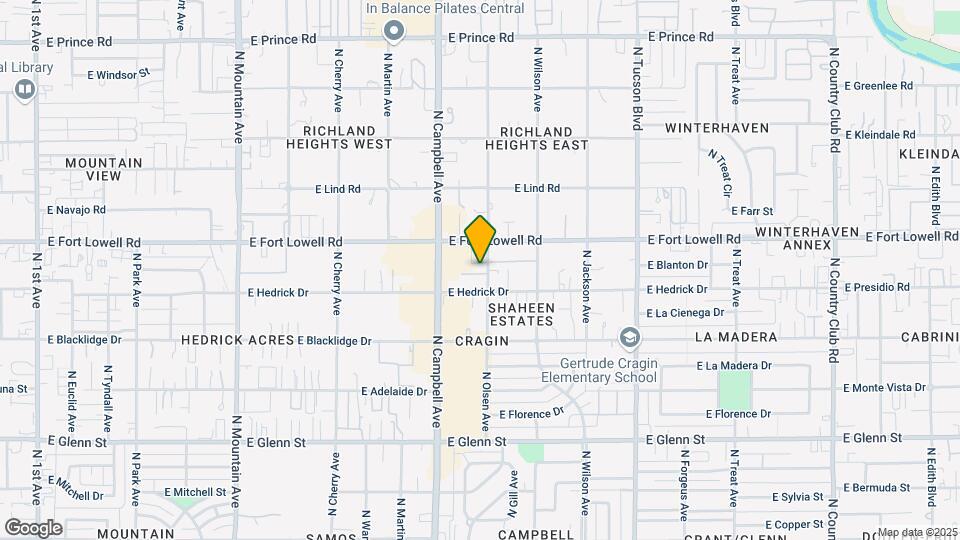 3145 N Olsen Ave Map and Location Details