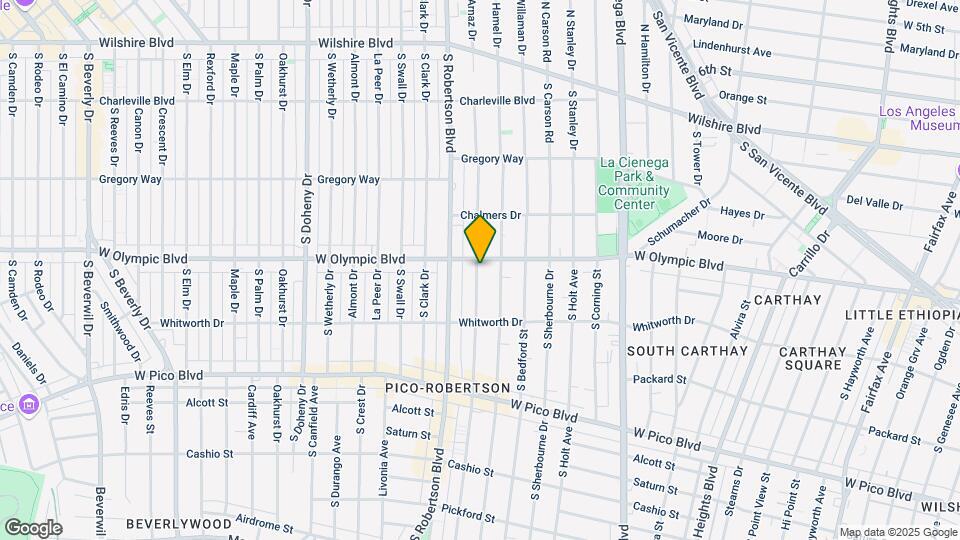 1000 S Wooster St Mapa y Detalles de la Ubicación
