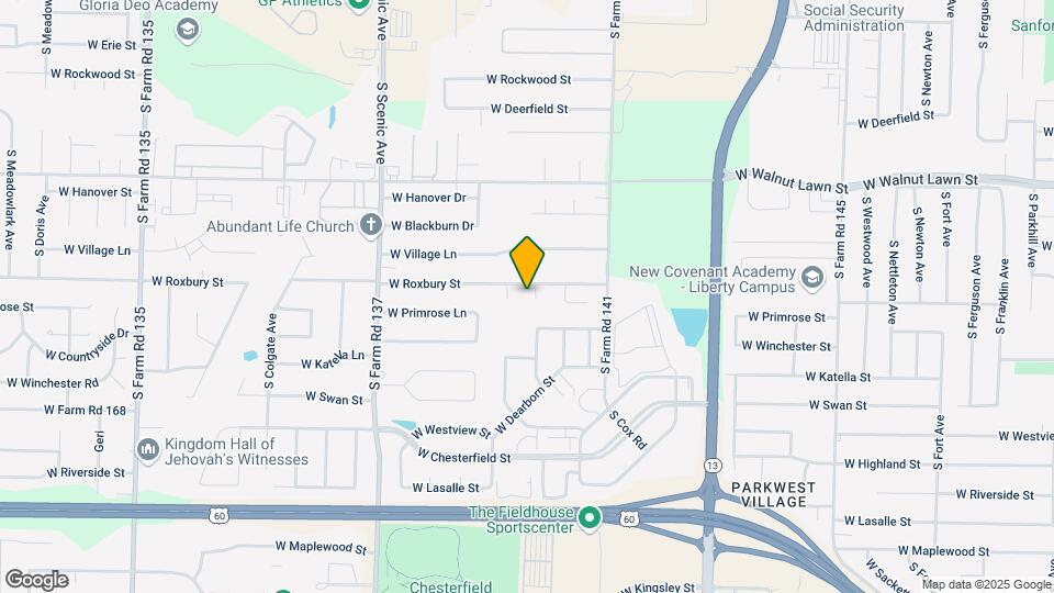 3571 S Davies Ct Map and Location Details