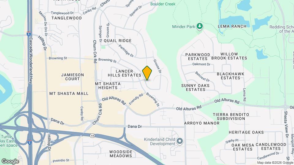 1125 Grouse Dr Map and Location Details