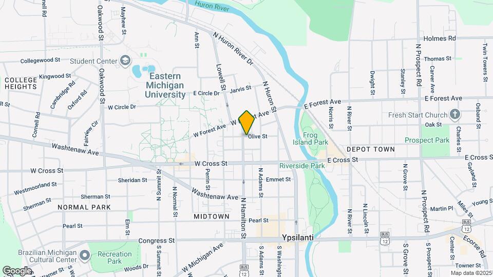 434 N Hamilton St, Unit #1 Map and Location Details