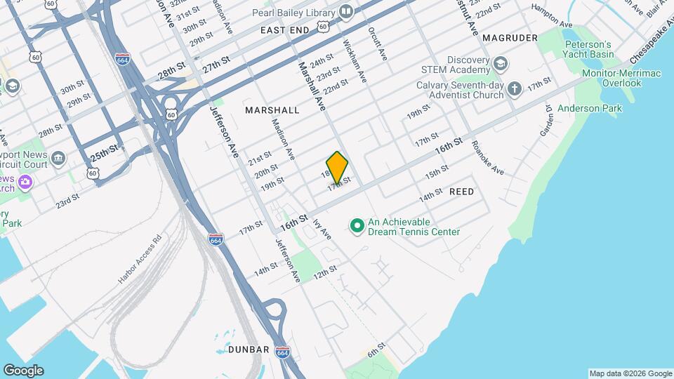 732 17th St Map and Location Details