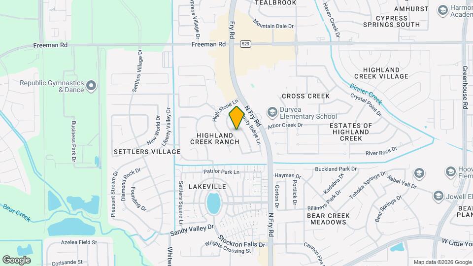 6722 Highwind Bend Ln Map and Location Details