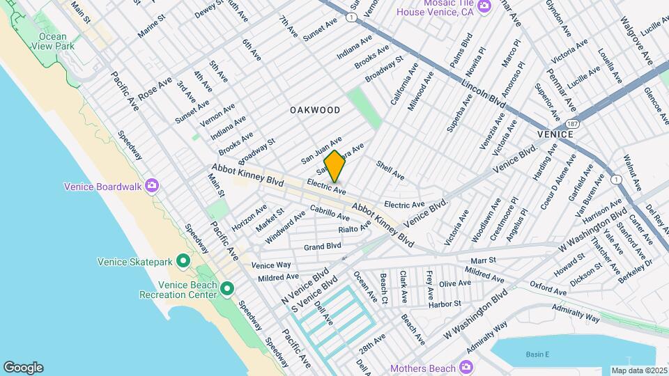 1214 Electric Ave Map and Location Details