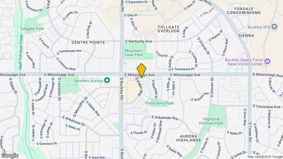 17215 E Arizona Dr Map and Location Details
