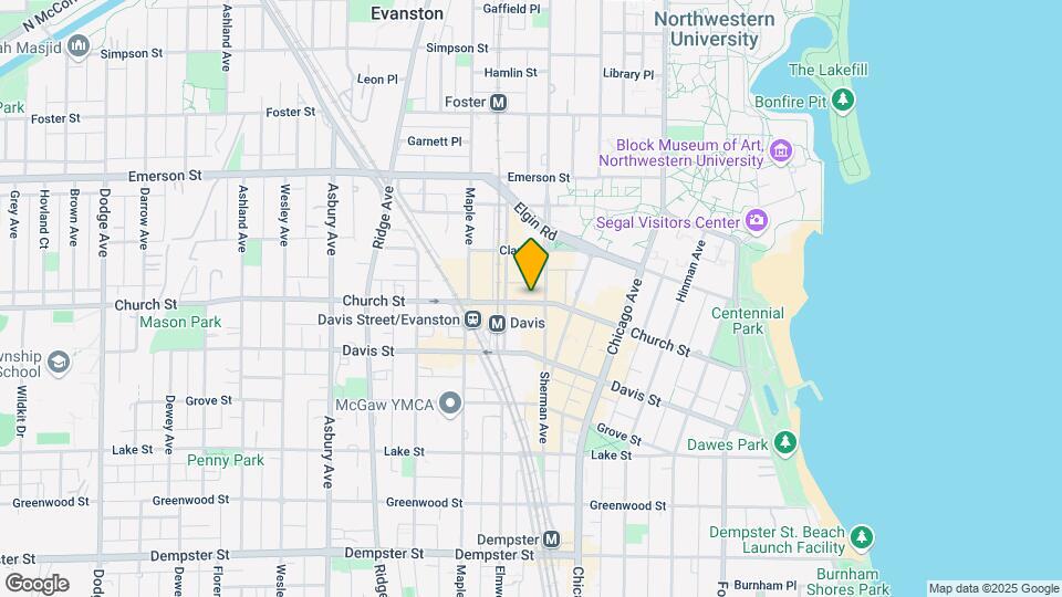 Evanston Galleria Bldg Mapa y Detalles de la Ubicación