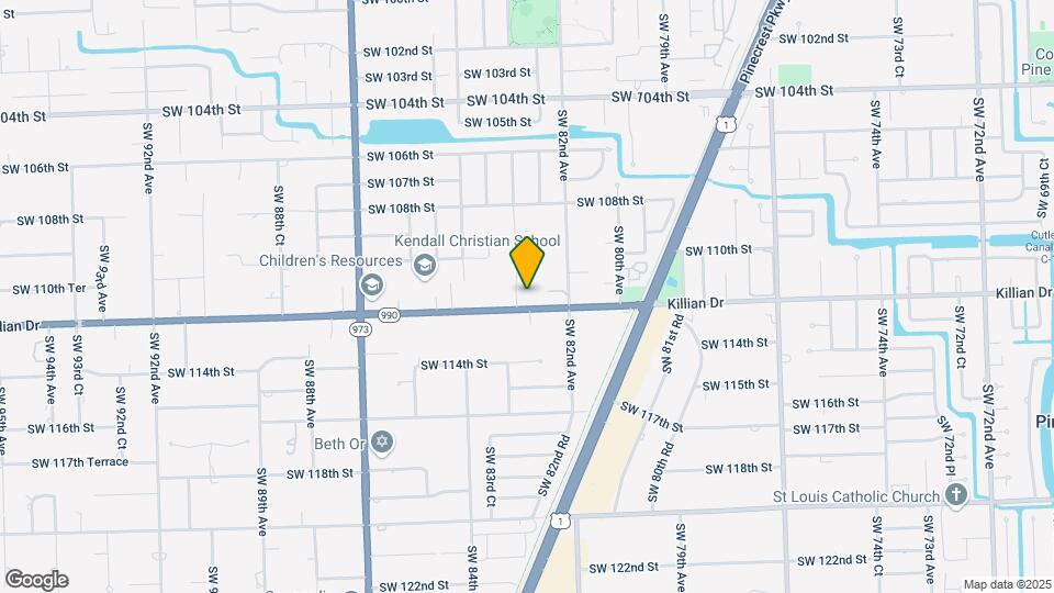 8287 SW 112th St Map and Location Details
