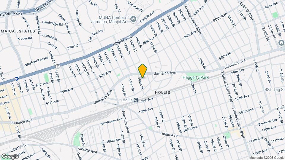 91-21 195th St Map and Location Details