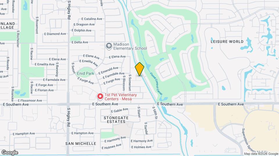 5706 E Forge Cir Map and Location Details
