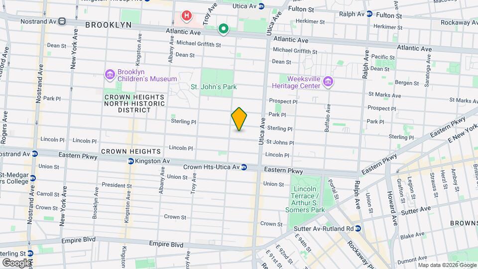 1369 St Johns Pl, Unit 5A Map and Location Details
