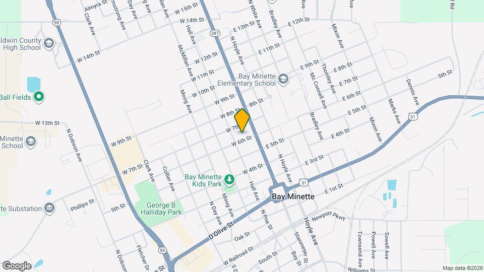 110 W 6th St Mapa y Detalles de la Ubicación