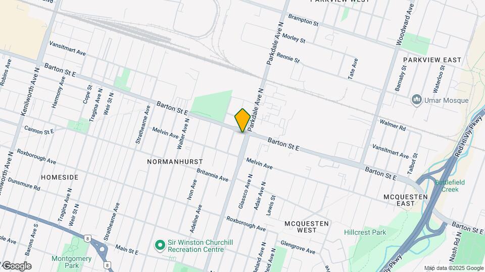 1788 Barton St E Map and Location Details