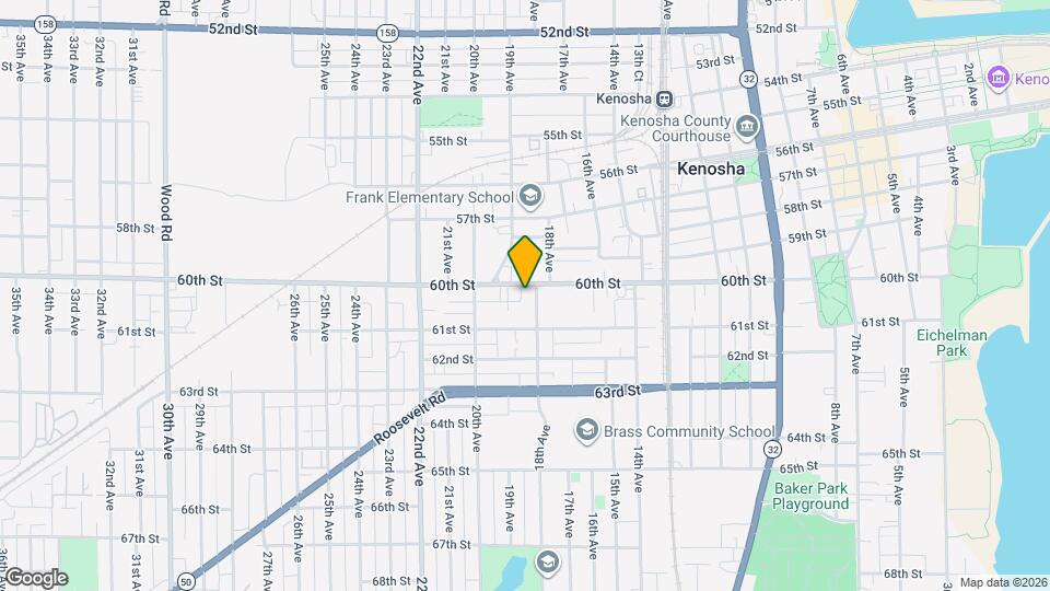 1809 60th St Map and Location Details