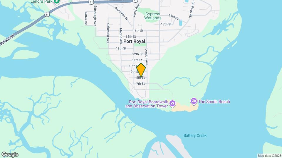 907 8th St Map and Location Details