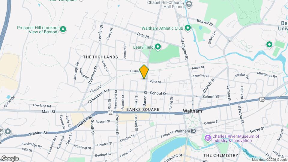 90 Bacon St Map and Location Details