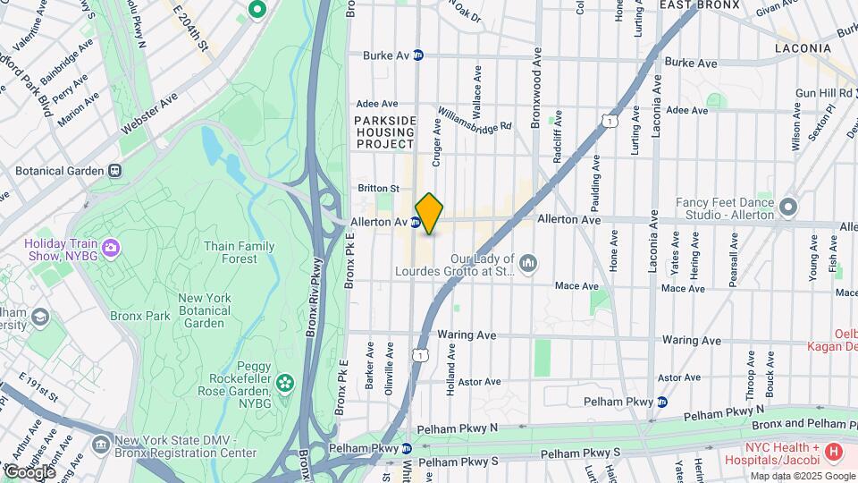 2547 Cruger Ave Mapa y Detalles de la Ubicación