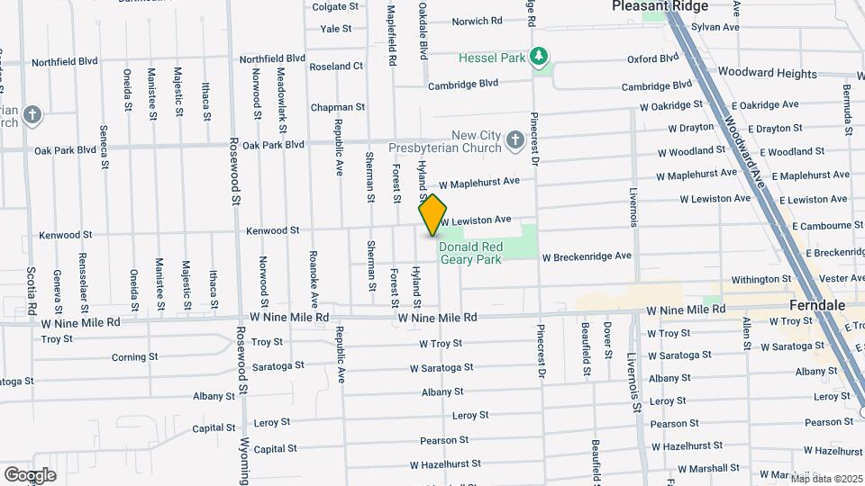 2045 Central St Map and Location Details