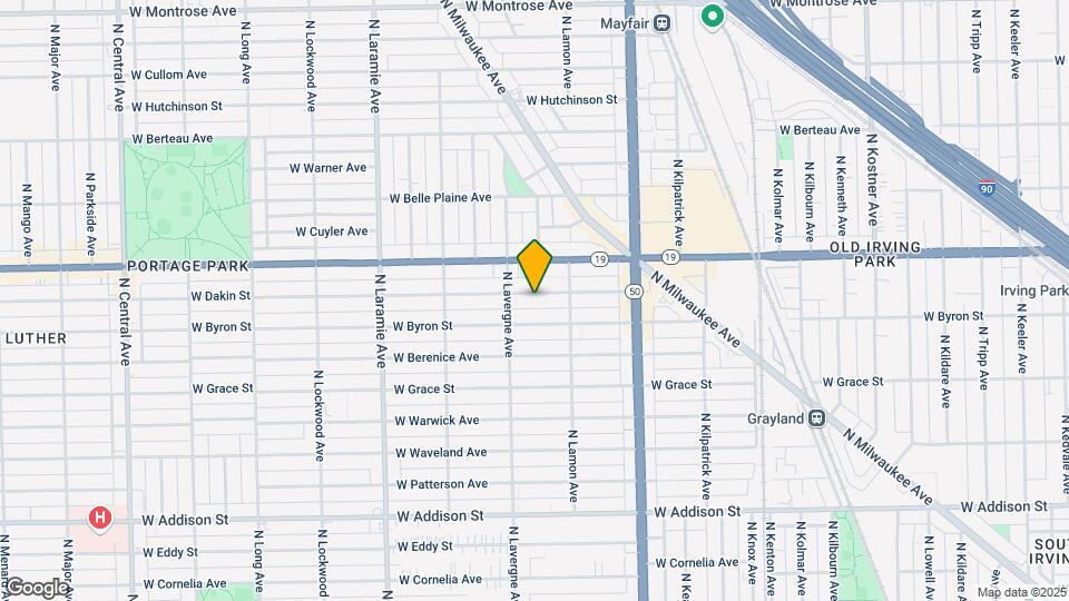 4933 W Dakin St, Unit #2 Map and Location Details