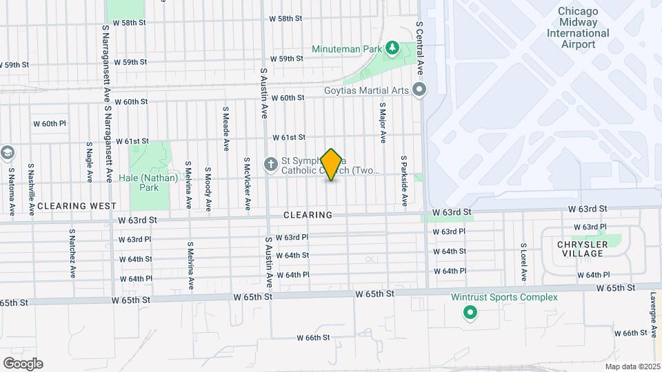 6215 S Monitor Ave Map and Location Details