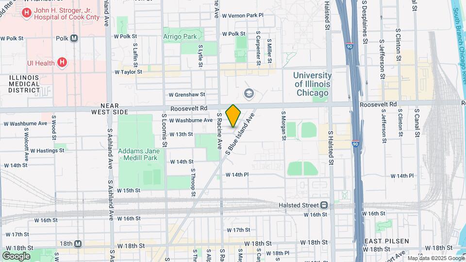 1132 W 13th St Mapa y Detalles de la Ubicación