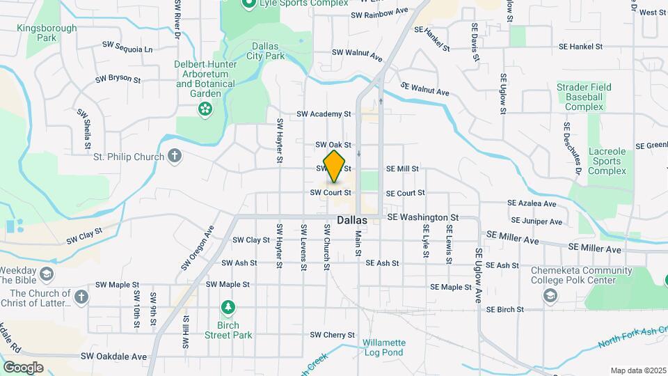 186 SW Court St Map and Location Details