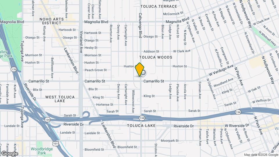 10603 Camarillo St, Unit 10603 Map and Location Details