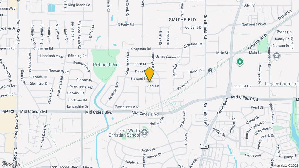 7509 April Ln Map and Location Details