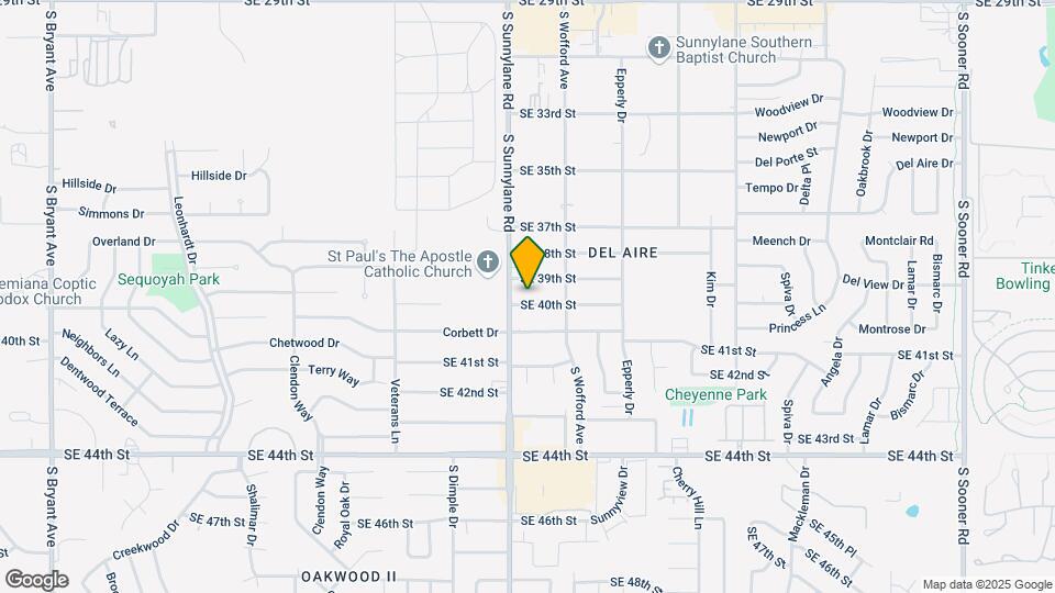 4309 SE 40th St Map and Location Details
