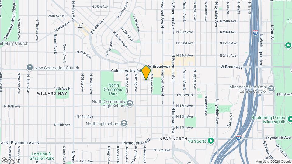1312 18th Ave N Mapa y Detalles de la Ubicación