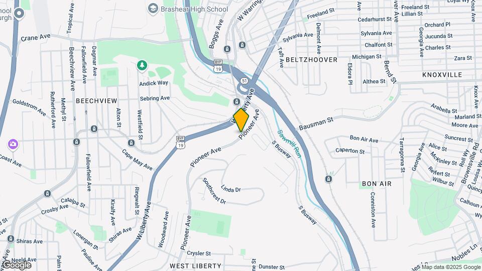 1320 Pioneer Ave Map and Location Details