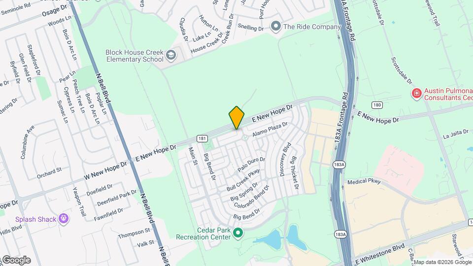 808 Lost Pines Ln Map and Location Details