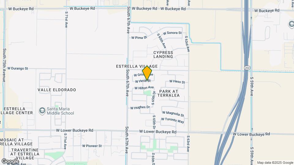 6531 W Hess St Map and Location Details