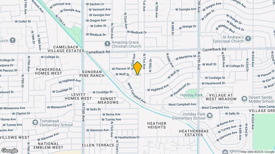 7122 W Coolidge St Map and Location Details