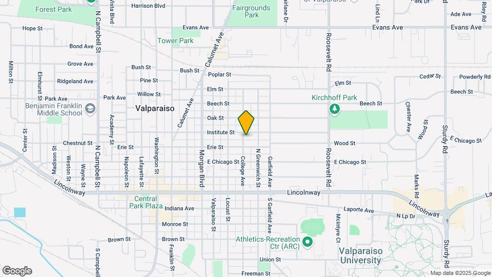 306 College Ave Mapa y Detalles de la Ubicación