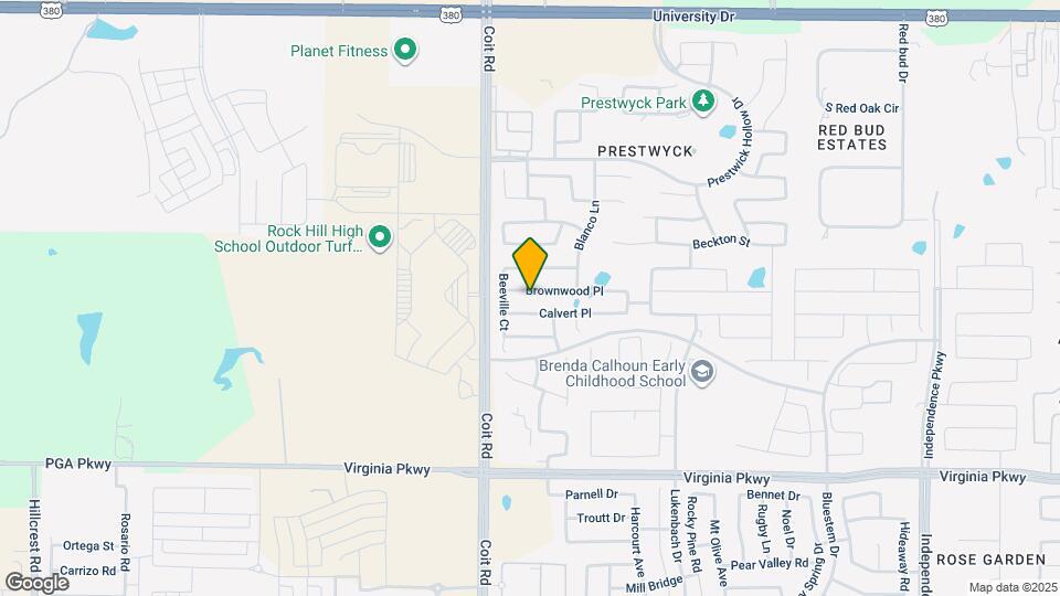 11001 Brownwood Pl Map and Location Details