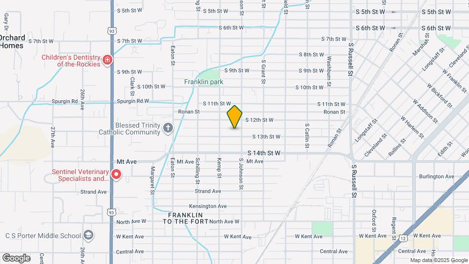 2016 S 13th St W, Unit 2016 #2 Upstairs Mapa y Detalles de la Ubicación