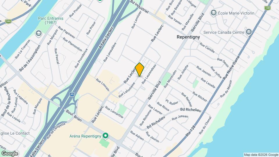 554 Lafontaine Rue Map and Location Details