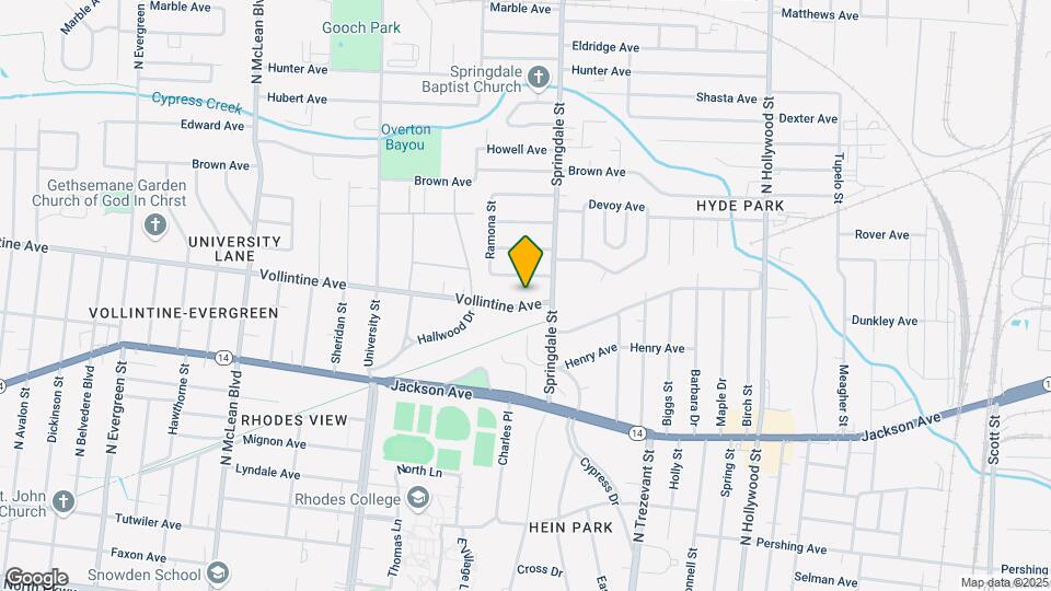 2176 Vollintine Ave Map and Location Details