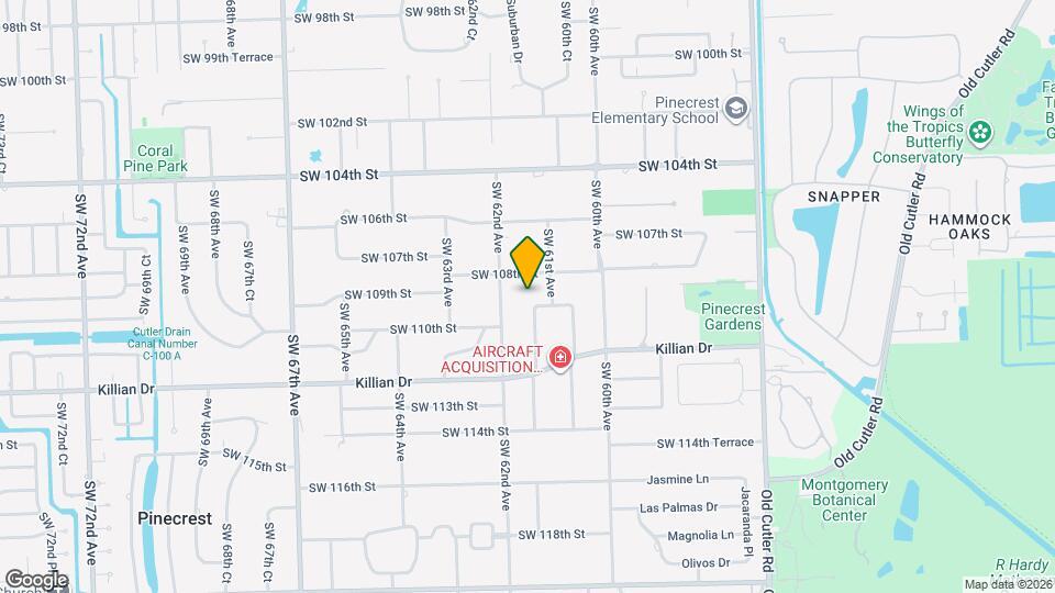6125 SW 109th St Map and Location Details