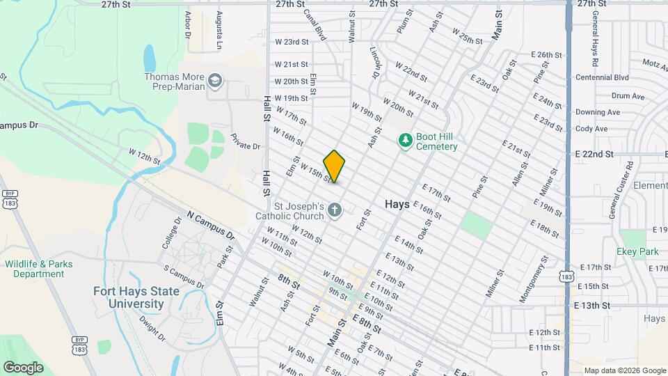 306 W 15th St, Unit A Mapa y Detalles de la Ubicación