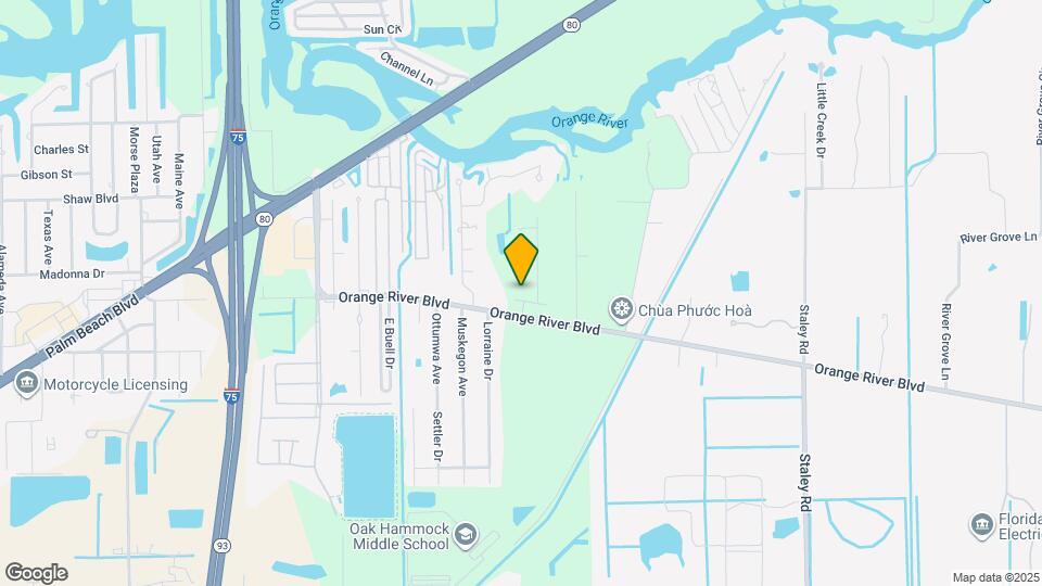 10313 Meandering River Wy Map and Location Details