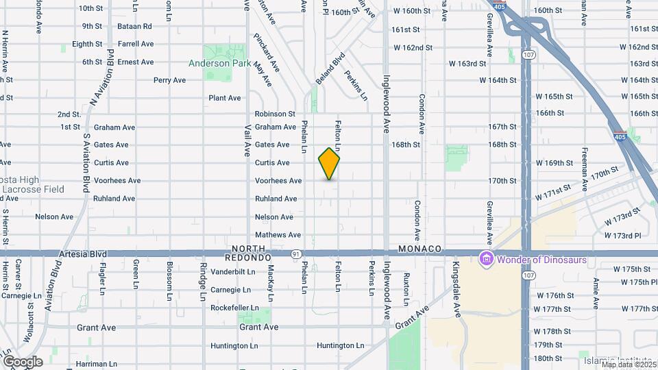 2516 Voorhees Ave, Unit UnitD Map and Location Details