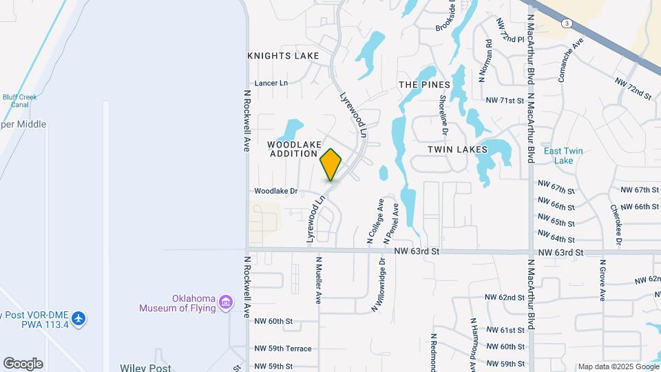 6611 Lyrewood Ln Map and Location Details